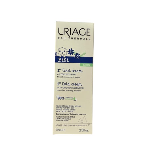 Comprar en oferta Uriage Baby Cold Cream with Organic Elderweiss (75 ml)