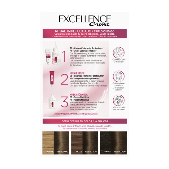 L'Oreal Set Excellence Creme Hair Color 5-Light Brown