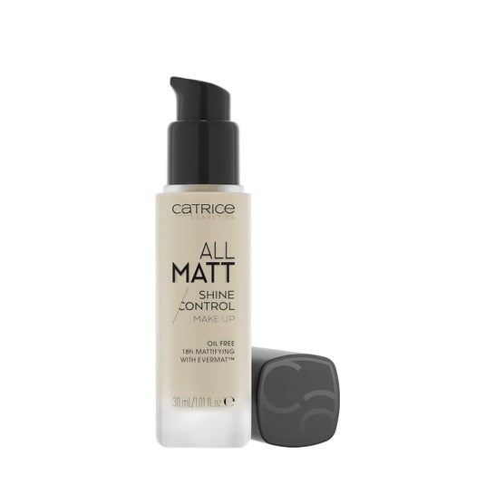 Catrice All Matt Shine Control Make Up (30ml) 010 N Light Beige - Bases de maquillaje