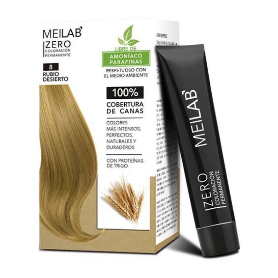 Meilab Zero Permanente Kleuring Pack 8 Woestijn Blond