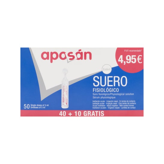 Aposán Suero Fisiológico 50 X5 ml