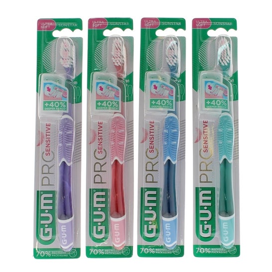 Gum Cepillo Dental Pro Sensitive 510 Ultra Soft 2uds