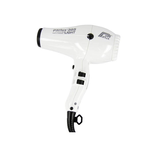 Parlux Hair Dryer 385 Power Light Ionic & Ceramic White 1piece