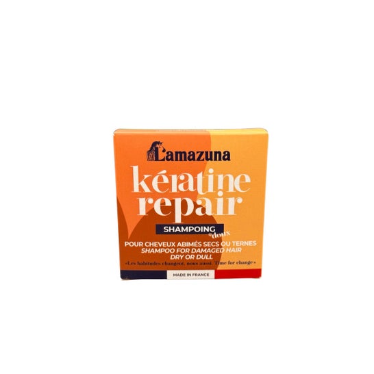 Lamazuna Shampoo Riparatore con Cheratina Vegetale 70 ml
