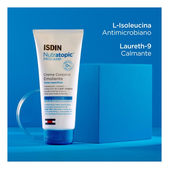 ISDIN Nutratopic Pro-Ampollas Crema Corporal Emoliente 200 ml