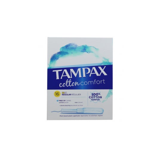 Tampax Tampon Cotton Comfort Regulier 16uds