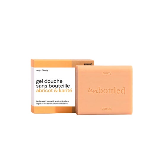 Unbottled Gel de Ducha Sin Botella Albaricoque & Karité 110g