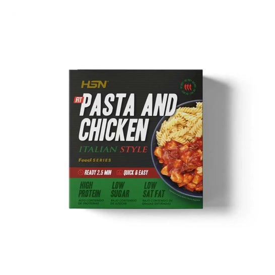 HSN Plato Preparado Estilo Fit Pasta con Pollo en Salsa Estilo Italiana 420g