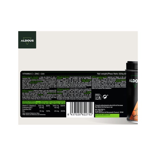 Aldous Bio Vitamina C Pura 1000 mg 250 comp