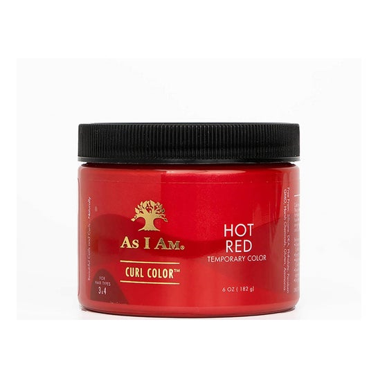 As I Am Curl Color Temporary Hair Color Hot Red 182g
