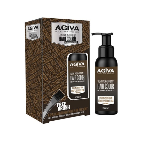 Agiva Semi Permanent Hair Color Brown 125ml