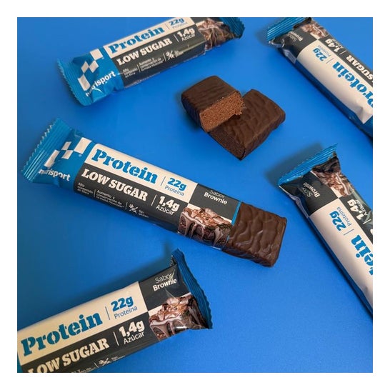 Barritas Low Carbs Nutrisport Exp. + 16 Und. - BROWNIE