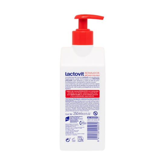 Lactovit Lacto-Urea Jabón Manos Reparador 250ml