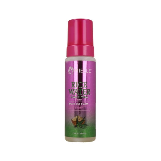Mielle Rice Water & Aloe Vera Espuma Fijadora Trenzas 222 ml