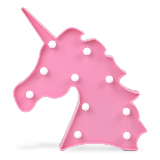 Kiokids Unicorno Lampada Led Rosa 27x26 cm 1 pz