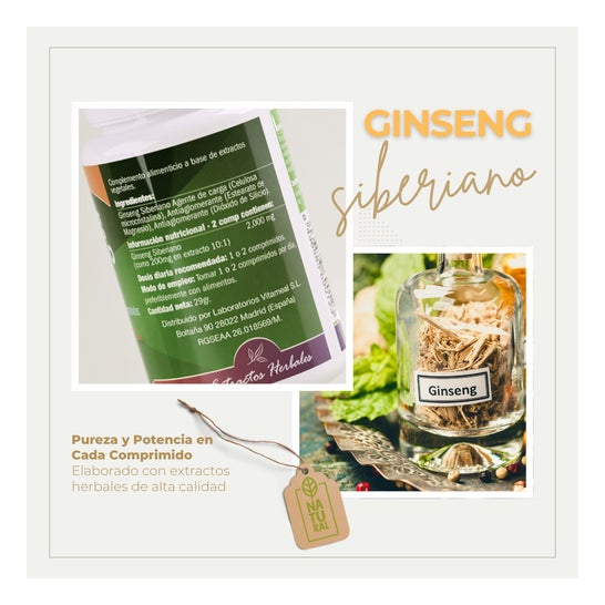 NaturBite Ginseng Siberiano 1000 mg 60 comp