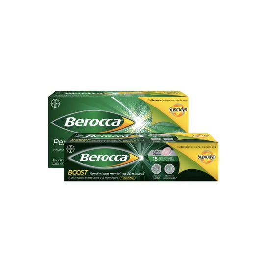 Berocca Pack Boost Guaraná 15comp efervescentes + Performance 30comp efervescentes