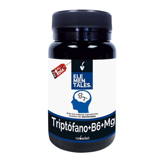 Novadiet Triptofano+Vit B6+Mg 30 Cápsulas Vegetales