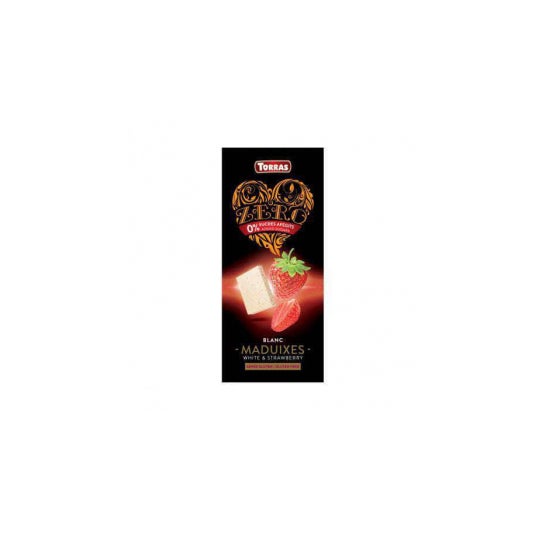 Torras Chocolate Blanco Fresa Zero 125 g