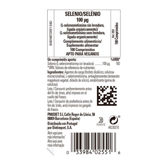 Solgar Selenio 100mcg 100comp