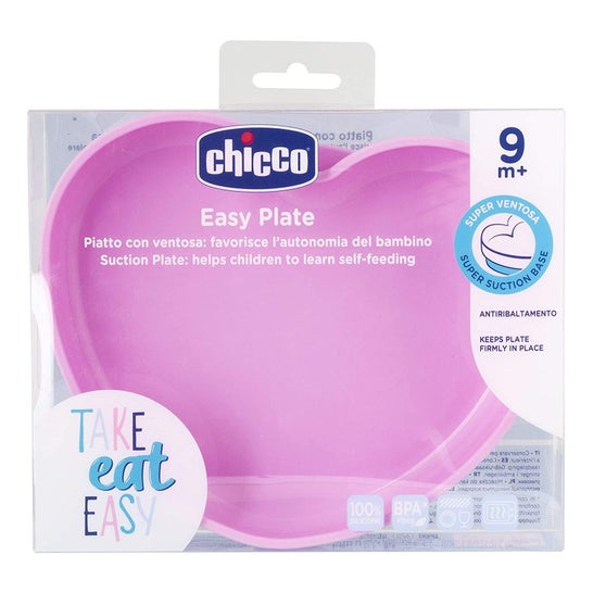 Chicco Easy Plate Girl Pink +9m 1ud