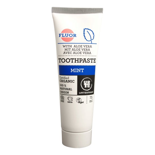 Urtekram Toothpaste Fluoride & Mint 75ml