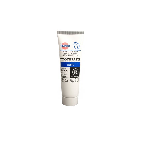 Urtekram Pasta De Dientes  Fluoruro Y Menta 75ml