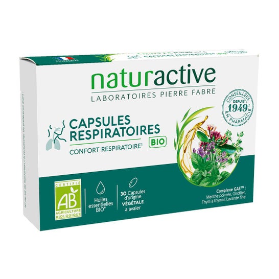 Naturactive Capsules Respiratoires BIO 30caps