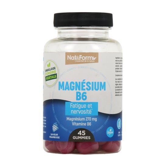 Nat&Form Magnesio B6 Gummies 45uds