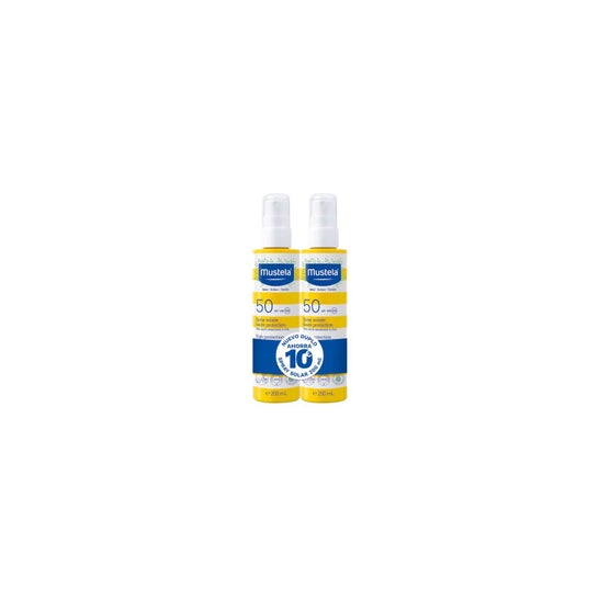 Mustela Pack Spray Loción Solar Alta Protección SPF50+ 2x200 ml