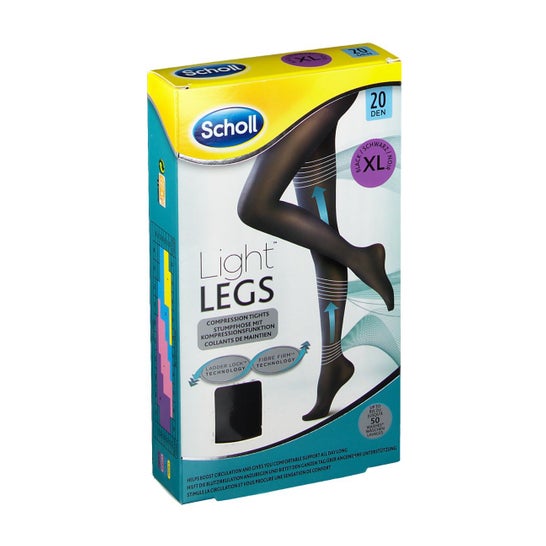 Scholl Light Legs Panty's 20 Denier zwart maat XL