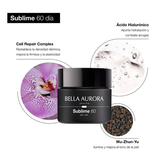 Bella Aurora Sublime 60 Crema Día Nutritiva Multiacción +60 años 50ml