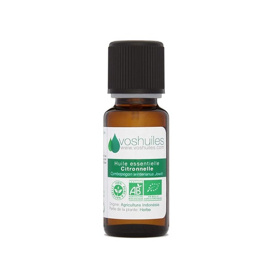Voshuiles Organic Essential Oil Of Lemongrass 10ml
