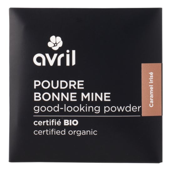 Avril Poudre Bonne Mine Caramel Irisé Recharge Bio 11g