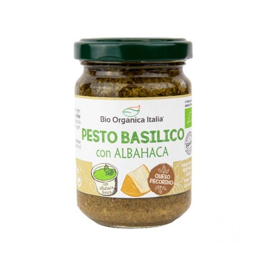 Bio Organica Italia Pesto de Albahaca Pecorino Bio 130g