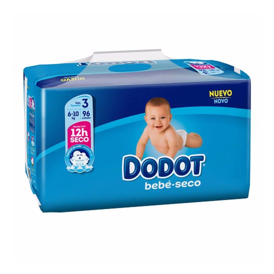 Dodot Dodot Baby Dry Diapers T3 96uds