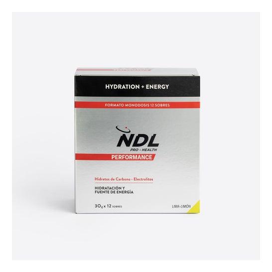 Ndl Pro-Health Hidratación y Energía Lima Limón Pack 30x12 Sobres