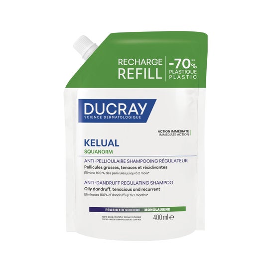 Ducray Kelual Squanorm Champú Regulador Recarga 400 ml