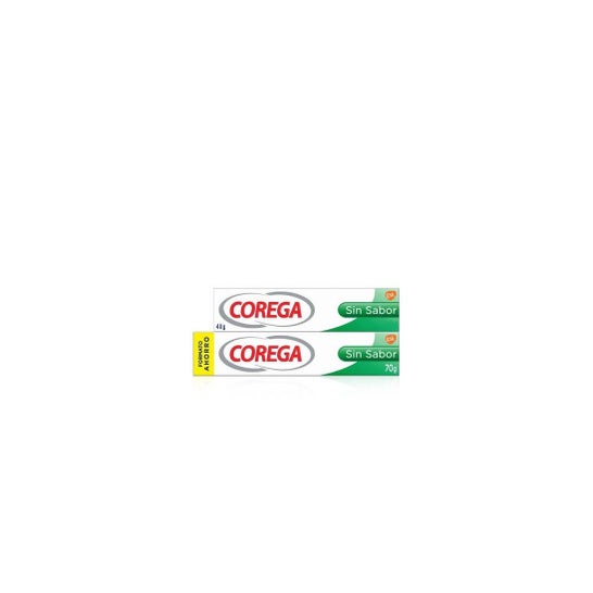 Corega Flavourless Prosthesis Cream Pack 2 Stück