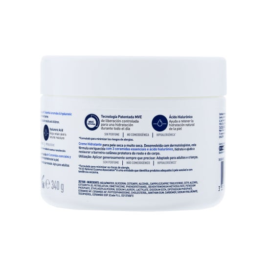 CeraVe Crema Idratante Pelli molto secche 340g