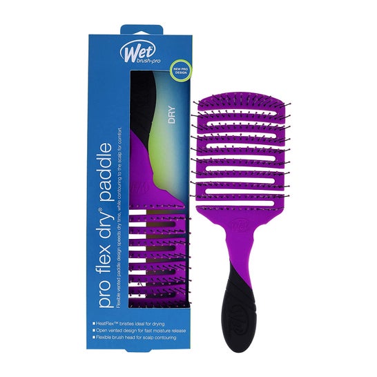 Wet Brush Pro Flex Dry Paddle Hair Brush Purple 1 UnitÃ 