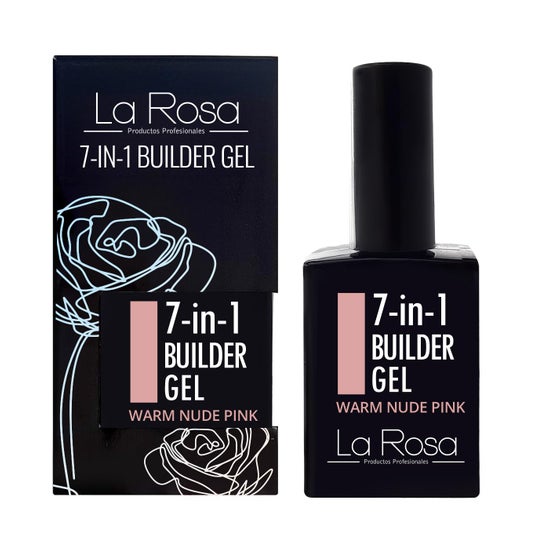 La Rosa Builder Gel 7 In 1 Warm Nude Pink 15 ml