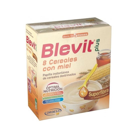 Blevit Plus Superfibra 8 Cereales con Miel 600gr