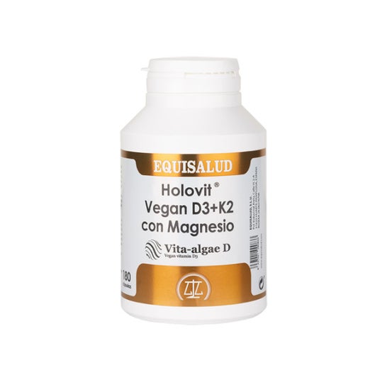 Holovit Vegan D3+K2 With Magnesium 180Caps