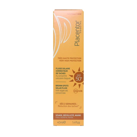 Placentor Vegetal Brown Spots Solar Fluid Spf50+ 40ml