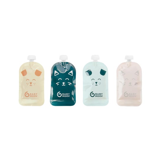 Babymoov Isy'Pouches Set Cantimploras Reutilizables 20x150ml