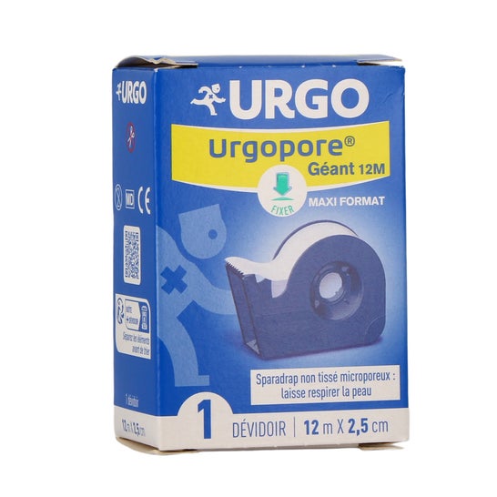 Urgo Urgopore Giant Hechtape 2,5 cm x 12 m