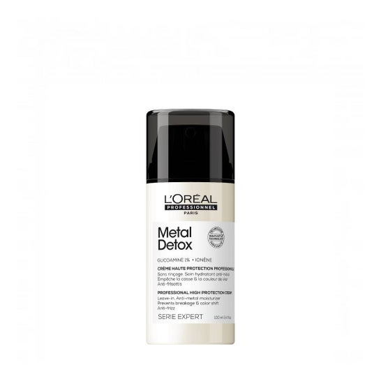 L'Oréal Metal Detox Crema Leave-In Cabello Dañado 100ml