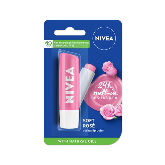 Nivea Lapiz de Labios Stay On 06 Soft Pink 1ud