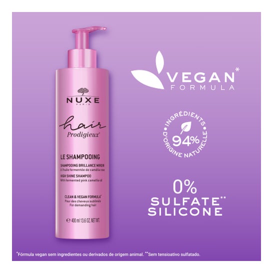Nuxe Hair Prodigieux Champú Brillo Sublime 400 ml